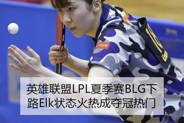 英雄联盟LPL夏季赛BLG下路Elk状态火热成夺冠热门